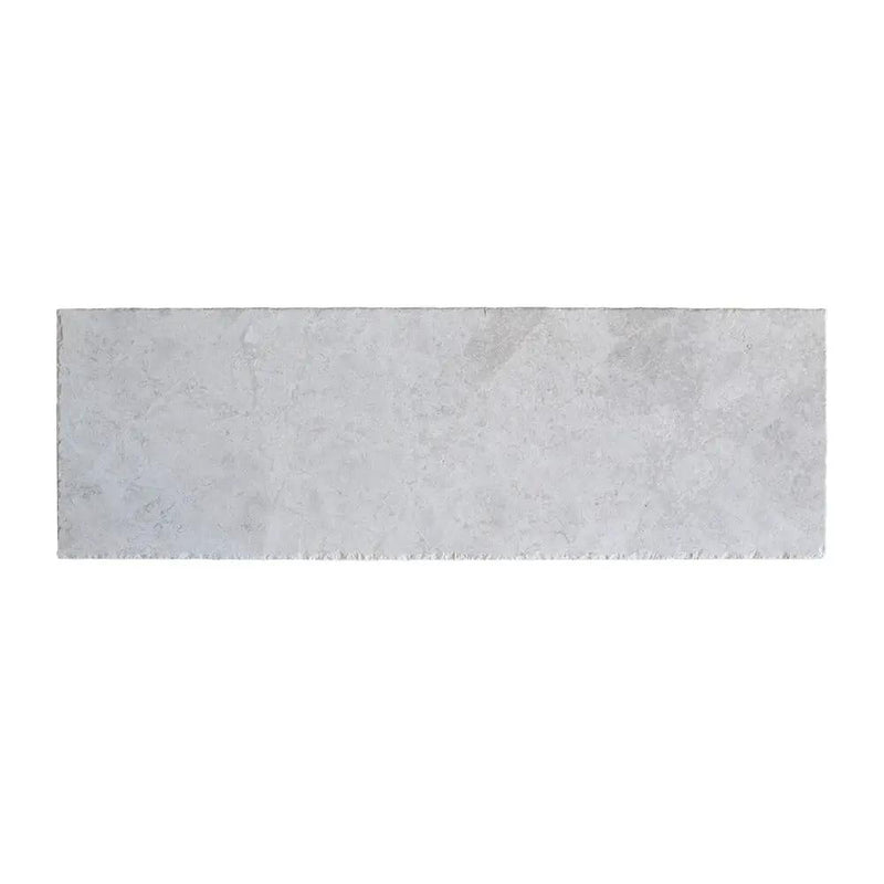Silver Horizon, Sky Blue Pave Antico Marble Tiles 8x24