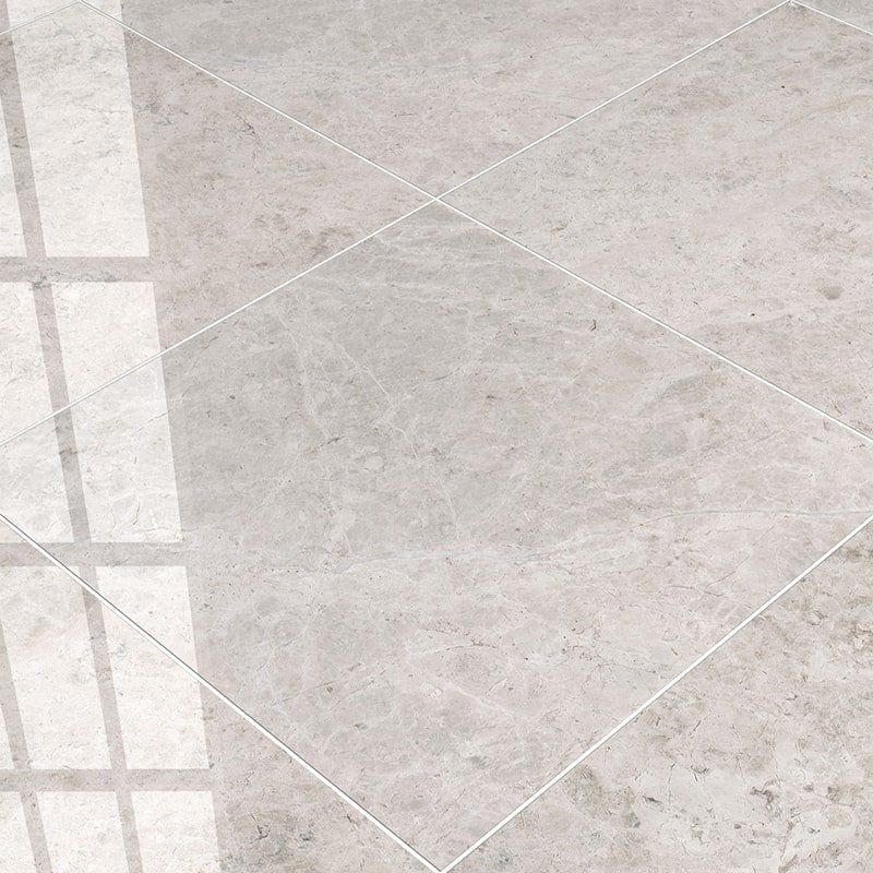 Silver Mystique Polished Marble Tiles 24x24 Marble Polished 24x24 Tiles — 2