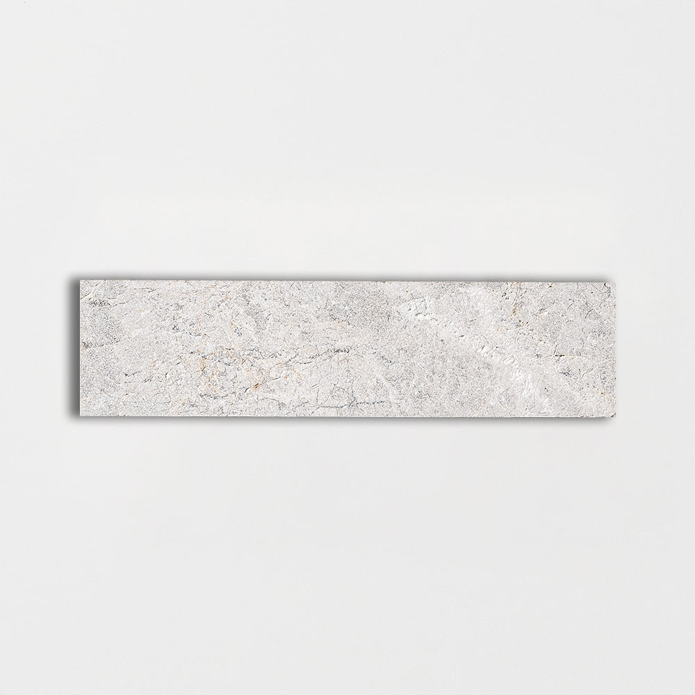 Silver Shadow Leather 2x8x1/2 Marble Fine Textured 2x8 Tiles