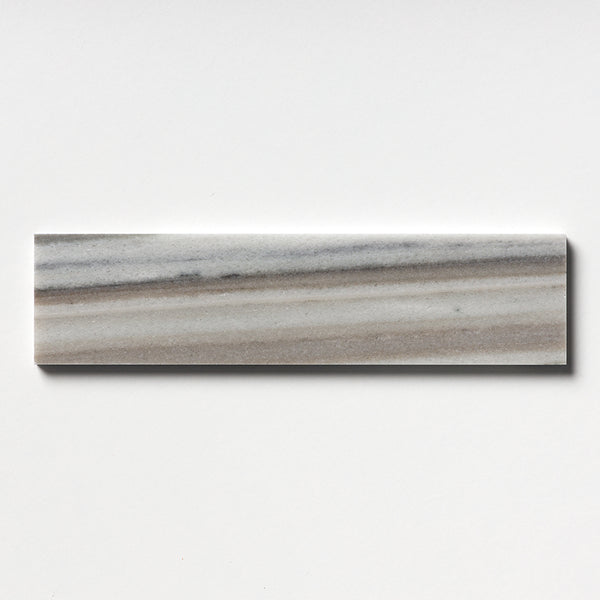 Silver Sky Honed Subway Marble Tiles 3x12