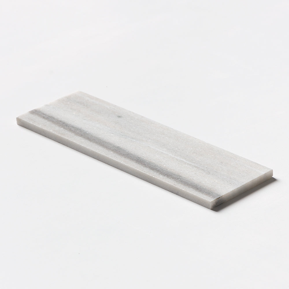 Silver Sky Honed Subway Marble Tiles 4x12 Marble Honed 4x12 Tiles — 2