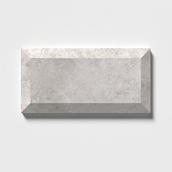 Silver Sky Honed Subway Marble Tiles 2 3/4x5 1/2