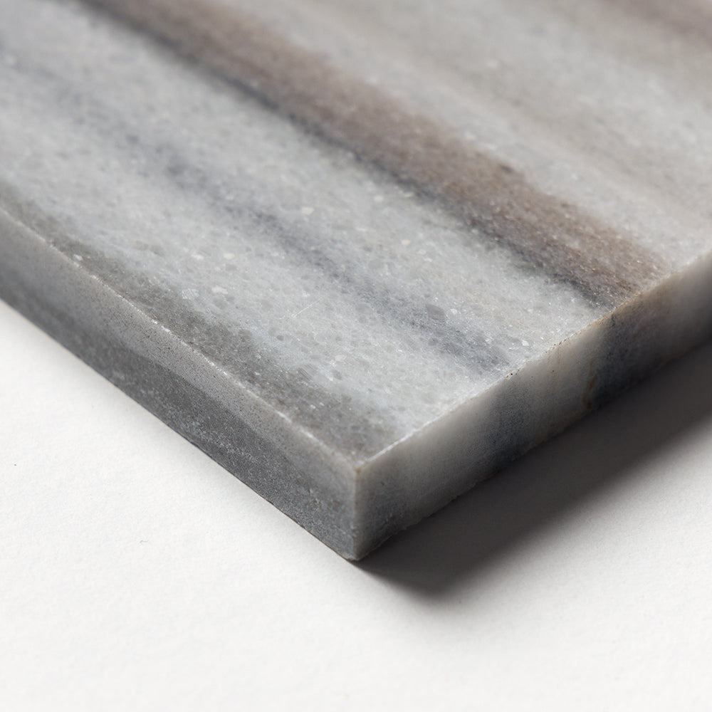 Silver Sky Polished Subway Marble Tiles 3x12 Marble Polished 3x12 Tiles — 4