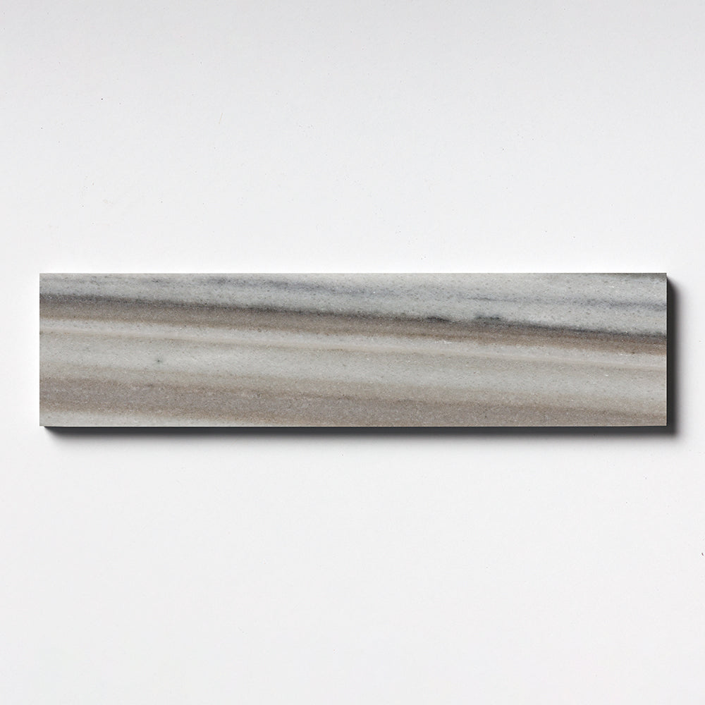 Silver Sky Polished Subway Marble Tiles 3x12 Marble Polished 3x12 Tiles