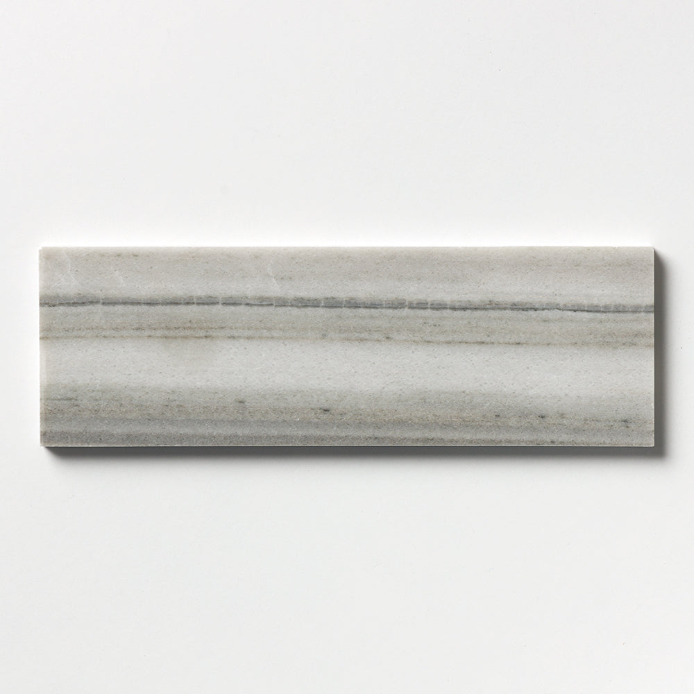 Silver Sky Polished Subway Marble Tiles 4x12 Marble Polished 4x12 Tiles