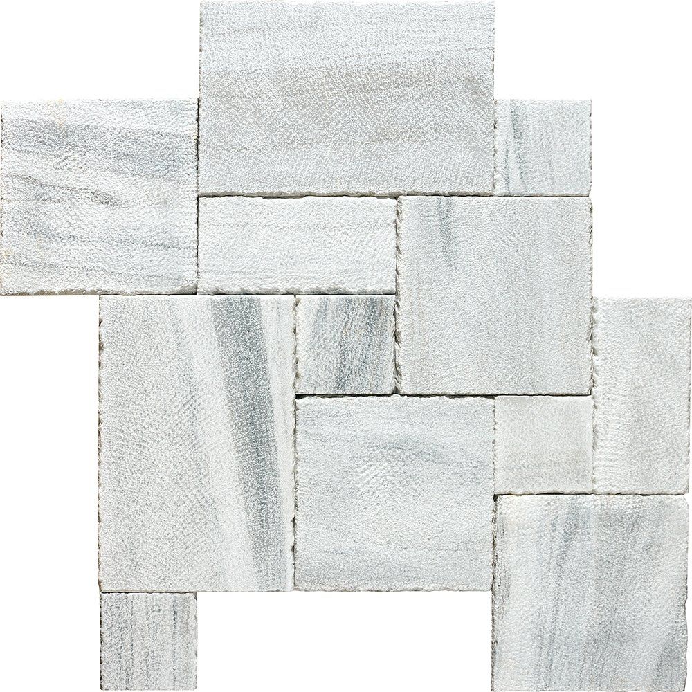 Silver Sky Reclaimed Marble Pavers Ashlar Pattern Marble Reclaimed Various Pavers
