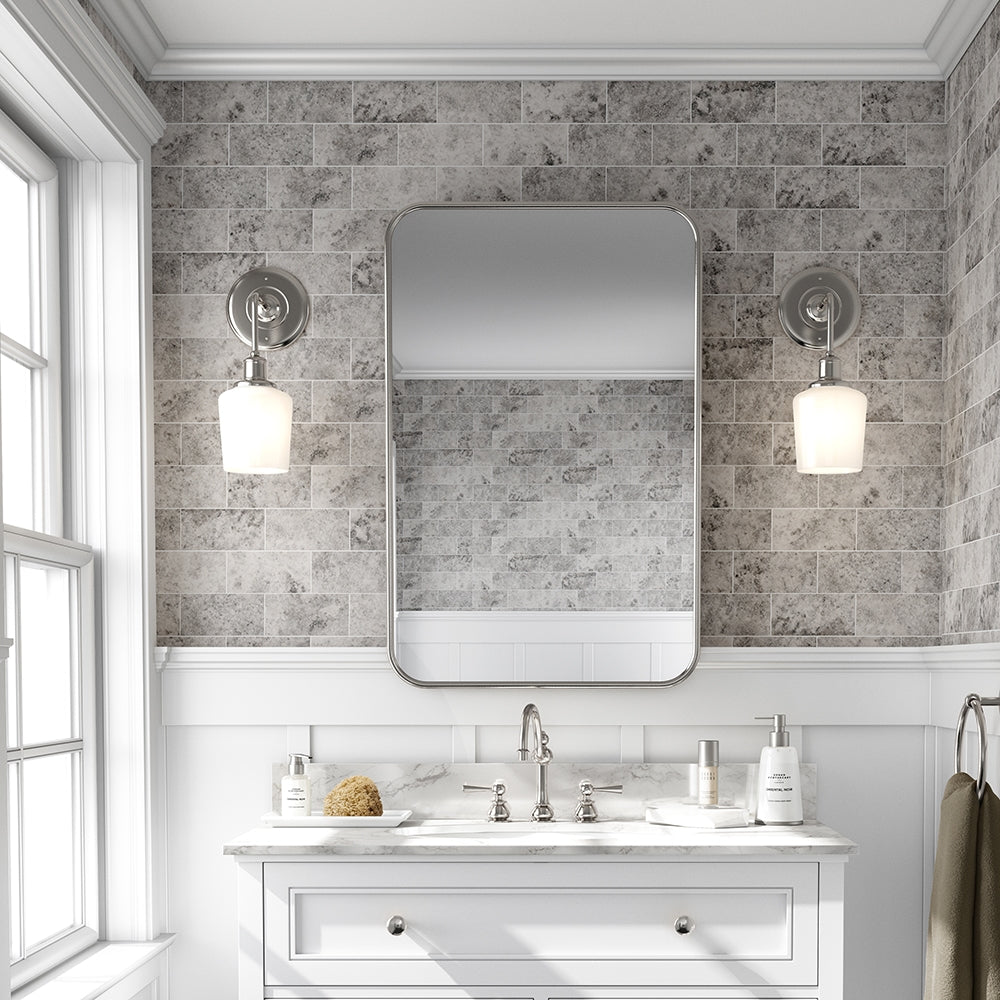 Silver Travertine Honed Filled Travertine Tiles 2 3/4x5 1/2 Travertine Honed Filled 3x12 Tiles — 3