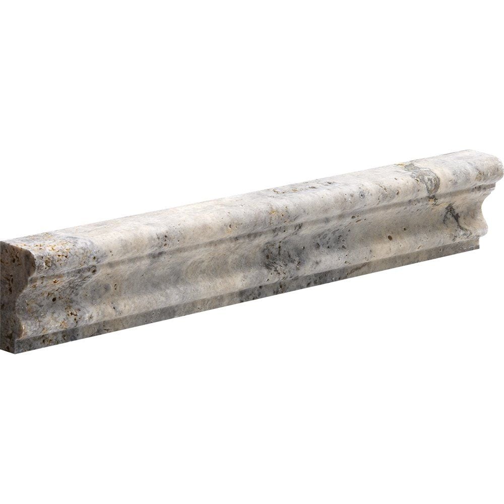 Silver Travertine Honed Filled Andorra Travertine Moldings 2x12 Travertine Honed Filled 2x12 Moldings