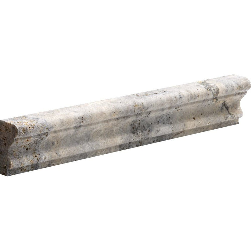 Silver Travertine Honed Filled Andorra Travertine Moldings 2x12 Travertine Honed Filled 2x12 Moldings