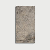 Silver Tumbled Travertine Pavers 6x12