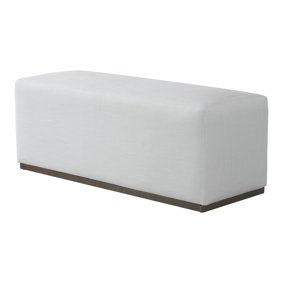 Simple and Elegant Footstool Bench with Soft Fabric Upholstery - Bedroom & Living Room, photo 10 of 13