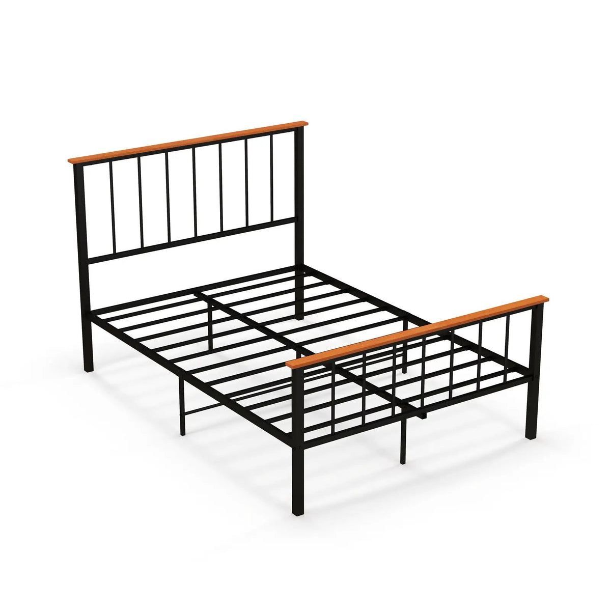 Bed Frame with Headboard and Footboard by DirectDeals