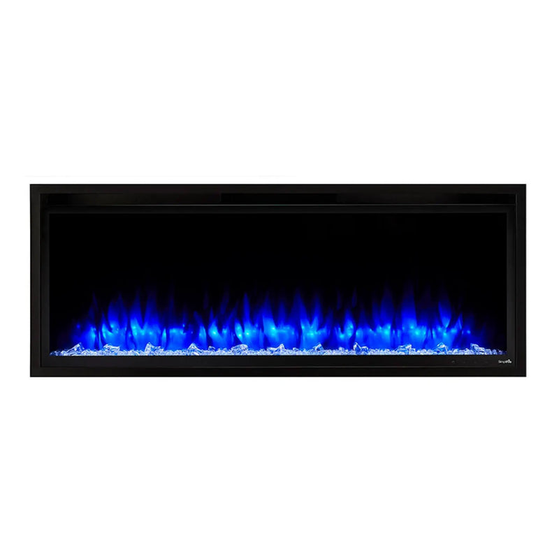 SimpliFire Allusion Platinum Recessed Linear Electric Fireplace [SF-ALLP50/60/72-BK] (SAK96415) by SAKSBY WHOLESALE