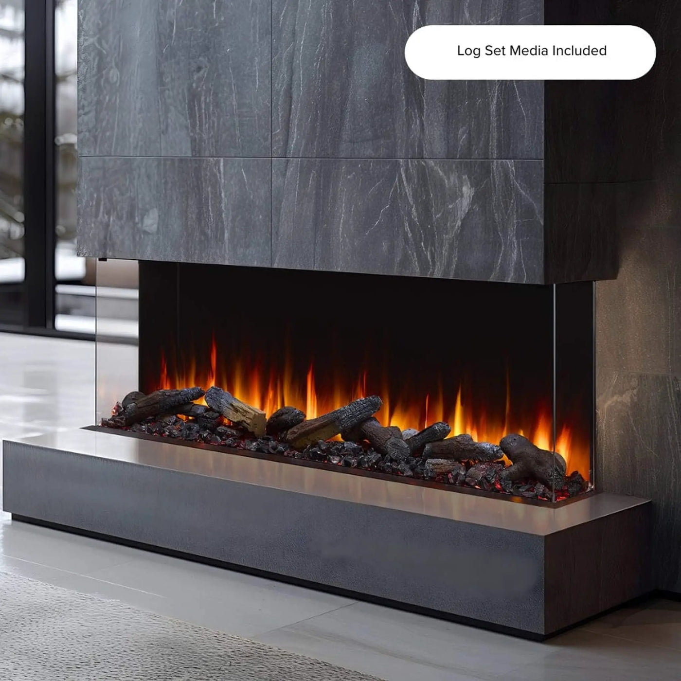 SimpliFire Triton Multi-View Smart Linear Electric Fireplace [SF-TR50/65/78] (SAK23691) by SAKSBY WHOLESALE