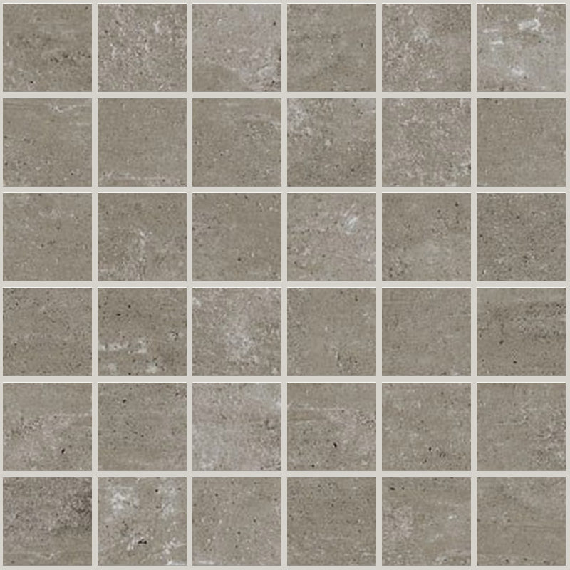 Simply Modern Grey Honed 2x2 Concrete Look Porcelain Mosaics 12x12 mosaic sheet