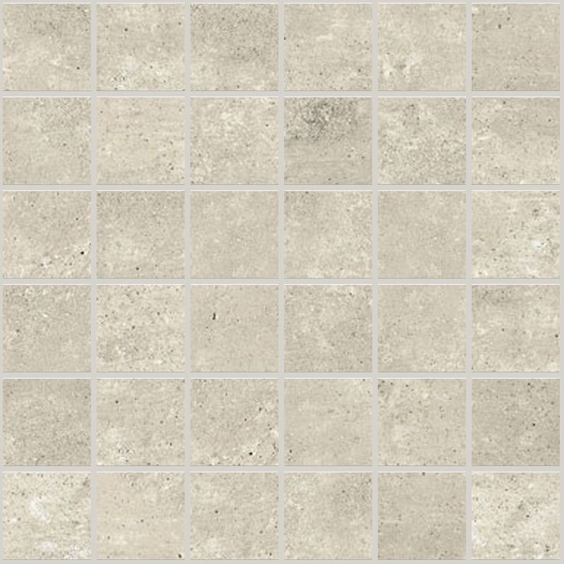 Simply Modern Tan Honed 2x2 Concrete Look Porcelain Mosaics 12x12 mosaic sheet