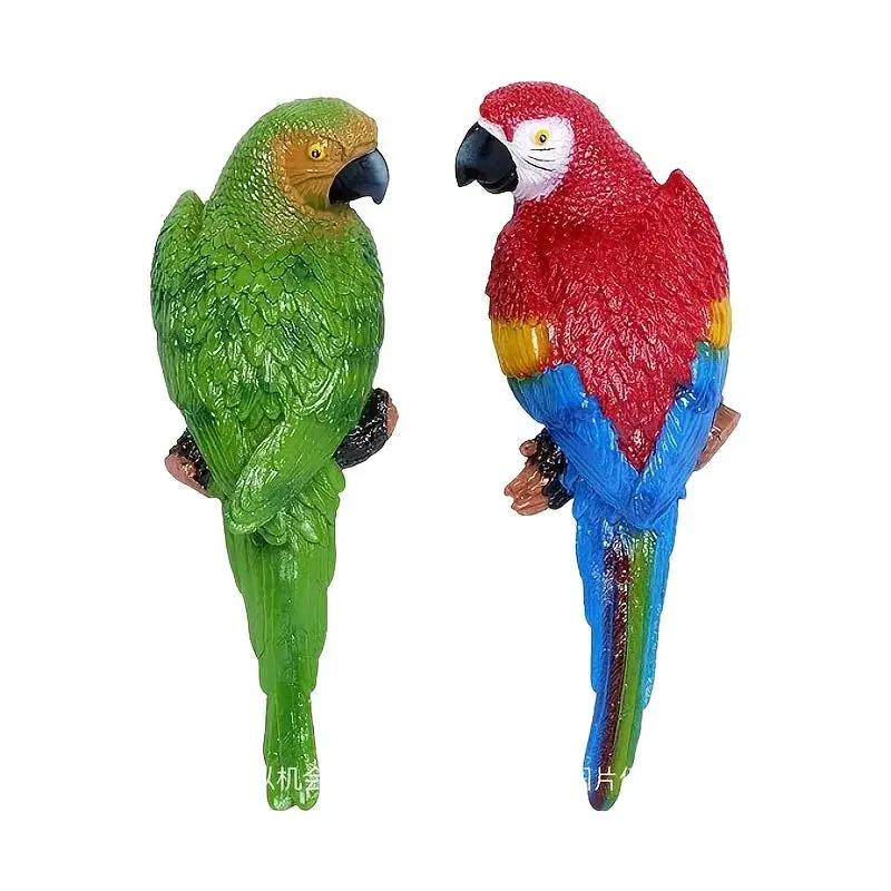 Simulation Parrot Wall Decor 12 Inch Garden Sculpture by House Of Avana