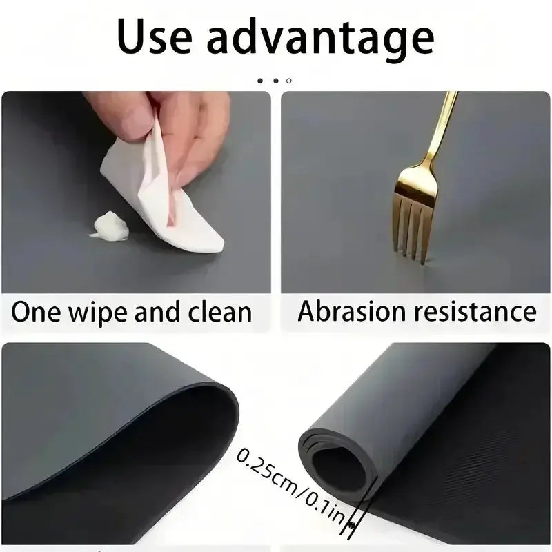 Sink Mat - Non-Slip Rubber Minimalist by House Of Avana