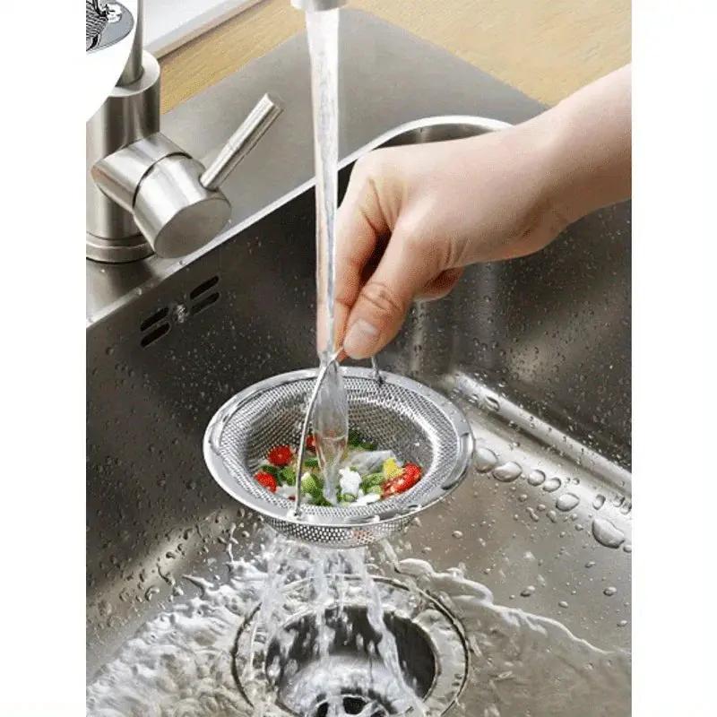 Sink Strainer - Rust-Resistant Stainless Steel with Handle by House Of Avana