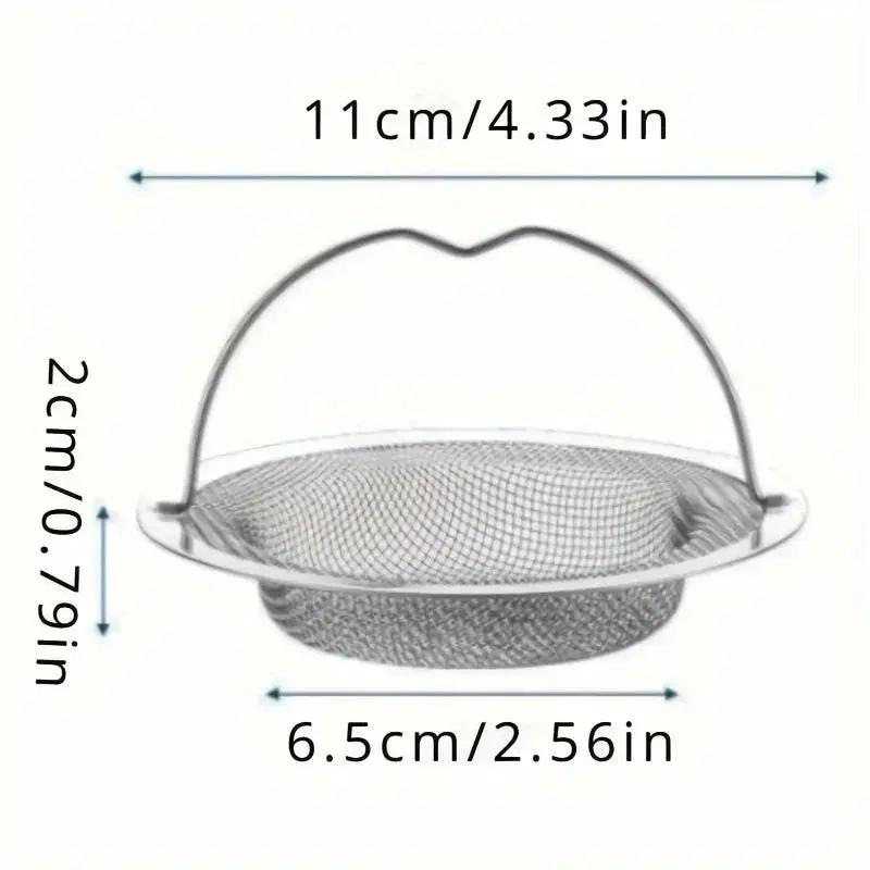 Sink Strainer - Rust-Resistant Stainless Steel with Handle by House Of Avana