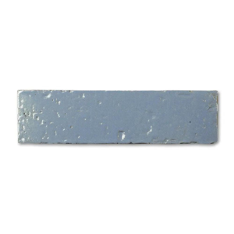 Sirena Sky Glossy Subway Glazed Terracotta Tiles 2 3/4x9 3/4 by Stonetiledepot