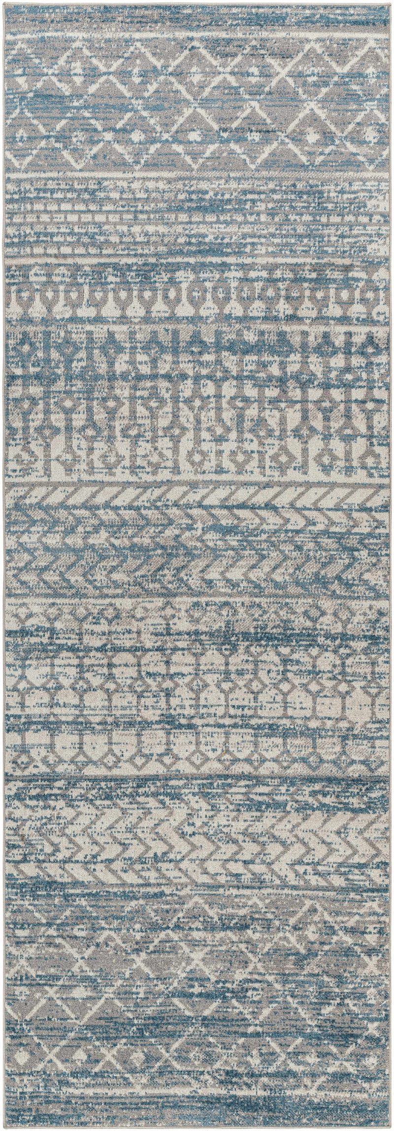 Tambac Blue Washable Area Rug - Clearance by Boutique Rugs
