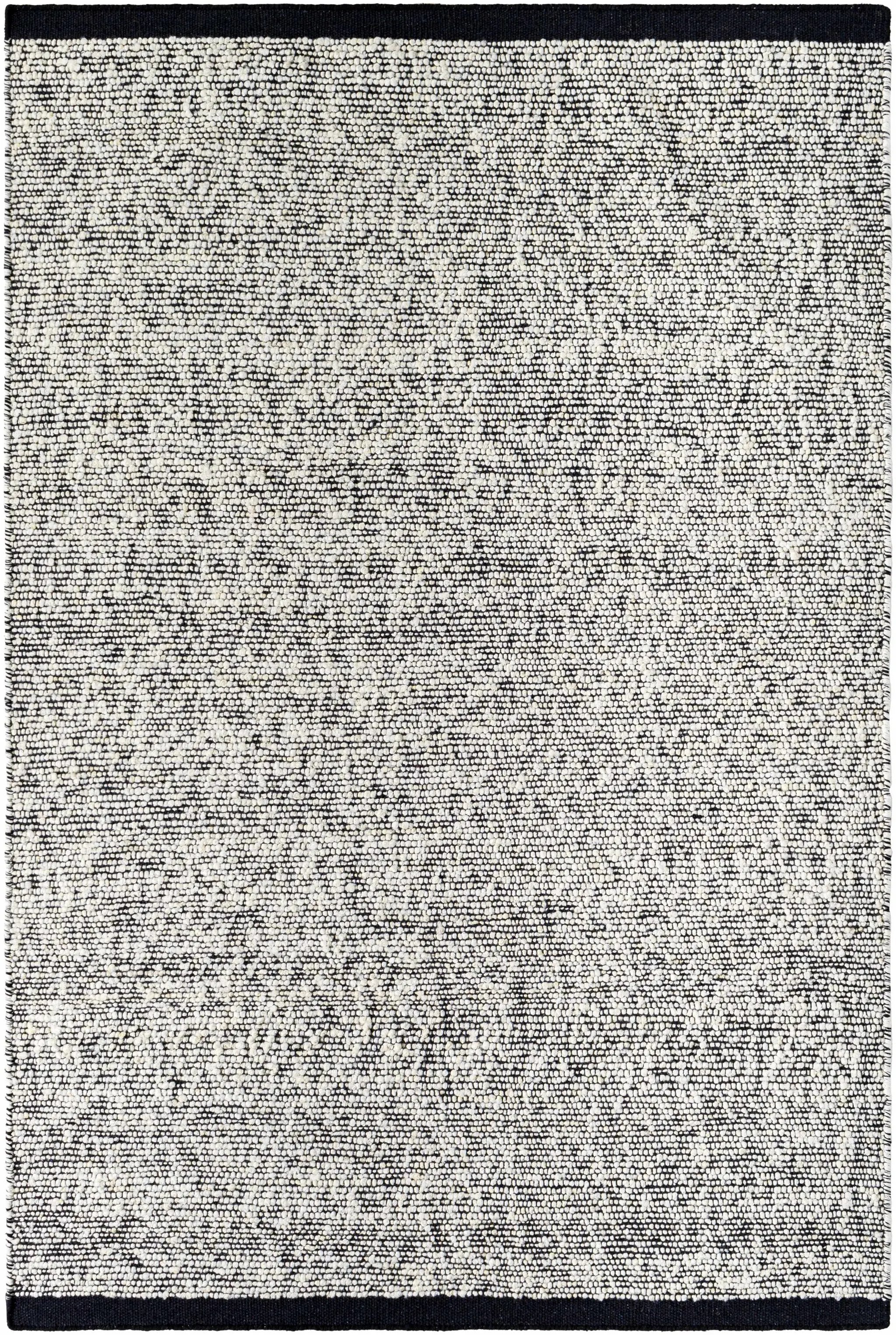 Nenet Black Hand Woven Area Rug - Clearance by Boutique Rugs
