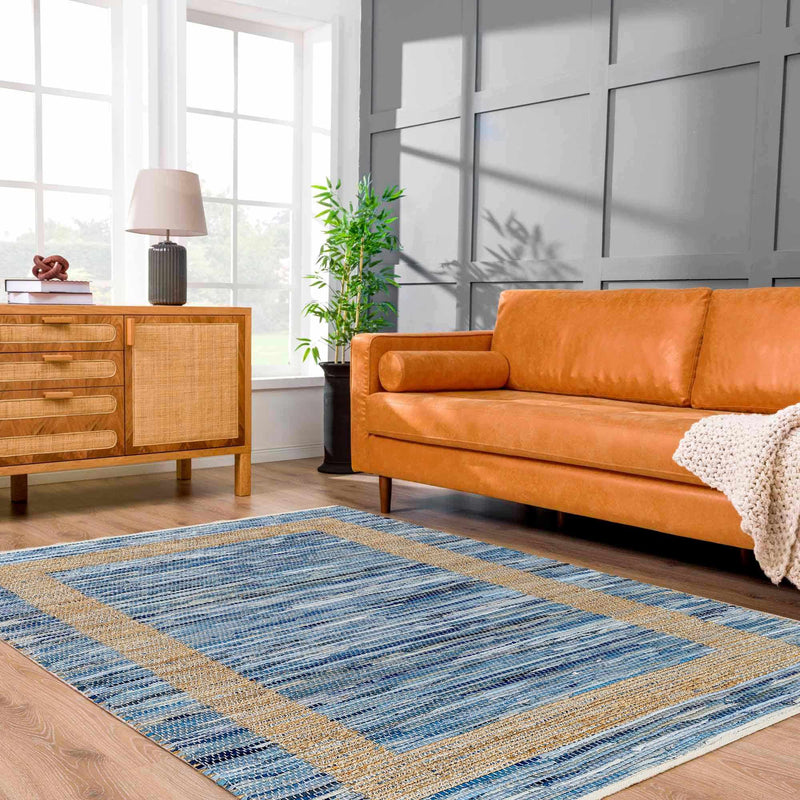 Ghita Recycled Blue Jean Rug - Clearance by Boutique Rugs