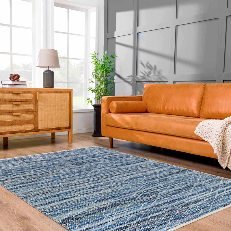 Gurit Blue Area Rug - Clearance by Boutique Rugs