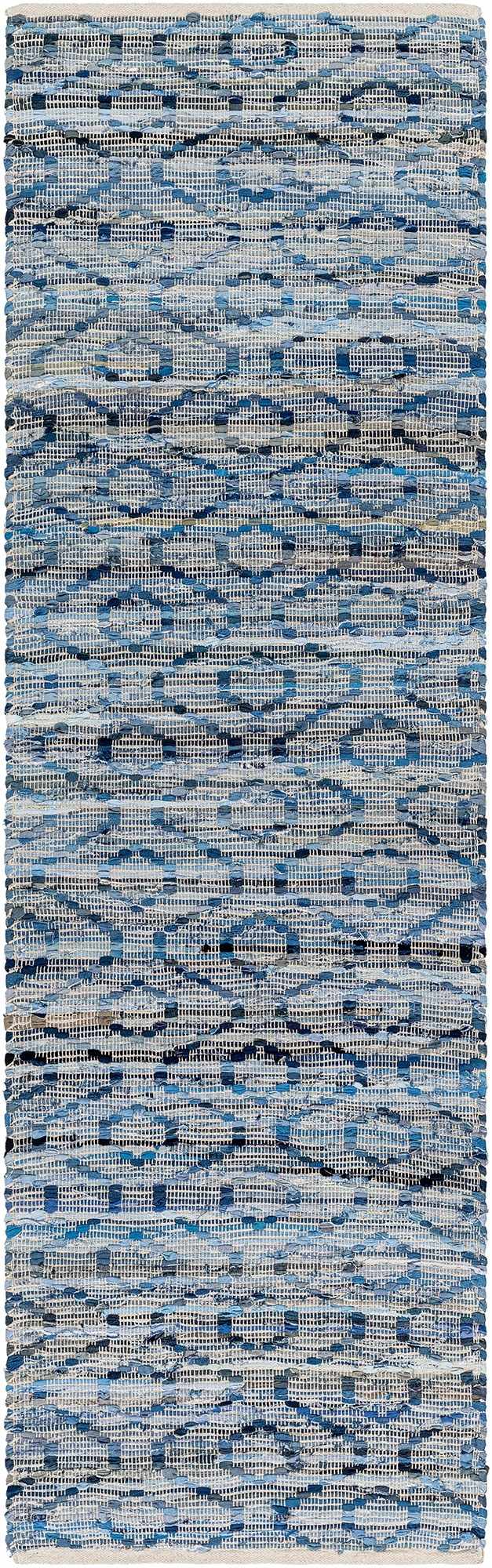 Gurit Blue & Brown Area Rug - Clearance by Boutique Rugs