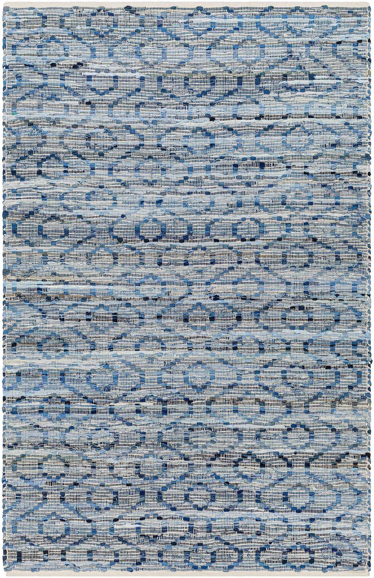 Gurit Blue & Brown Area Rug - Clearance by Boutique Rugs