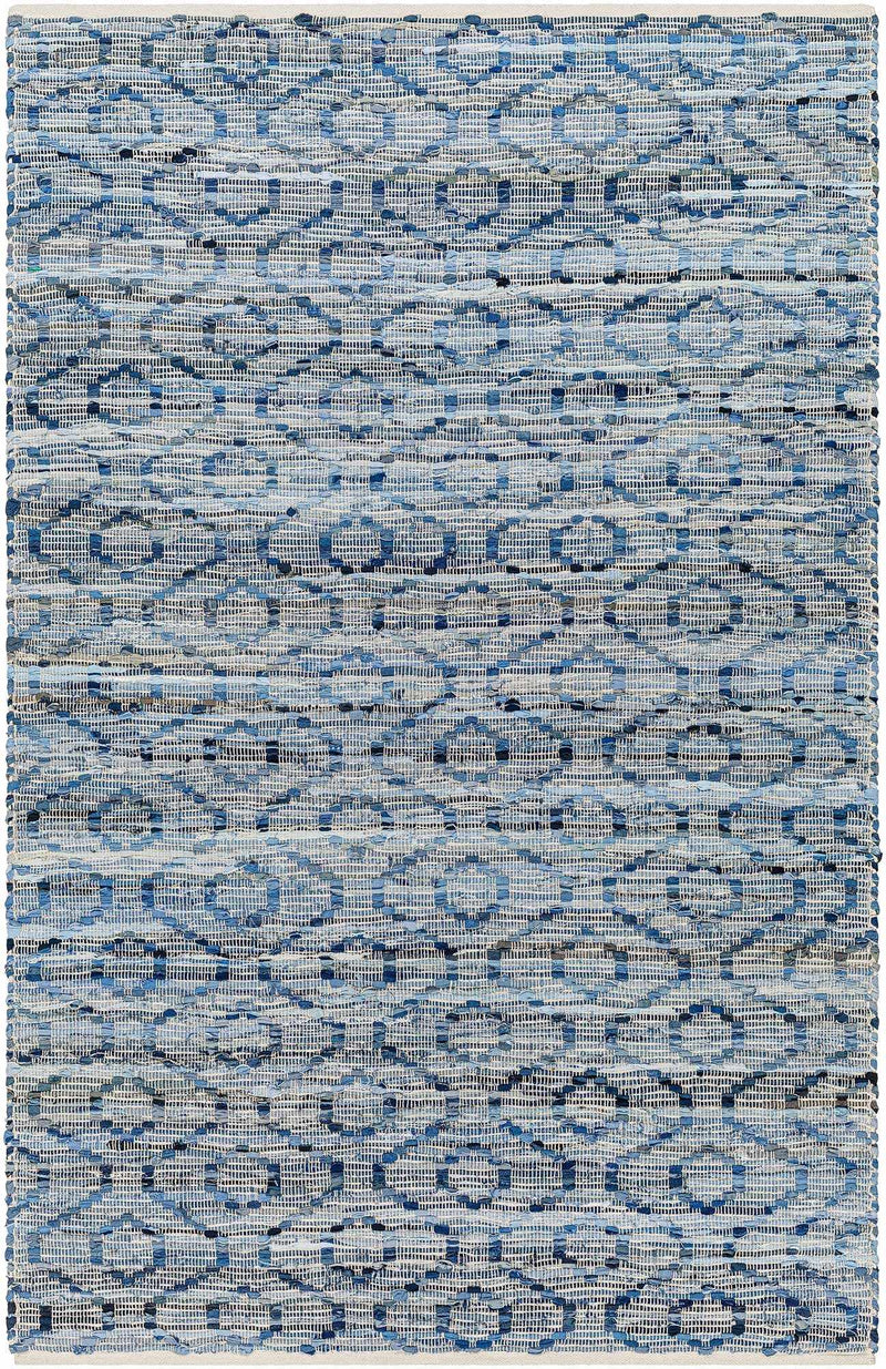 Gurit Blue & Brown Area Rug - Clearance by Boutique Rugs