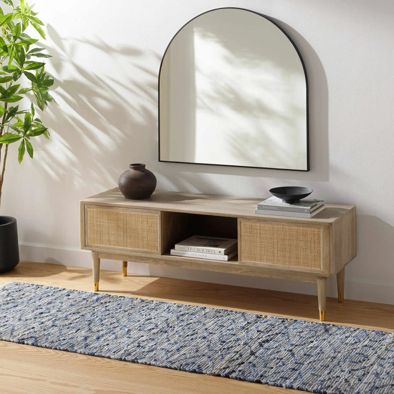 Gurit Blue & Brown Area Rug - Clearance by Boutique Rugs
