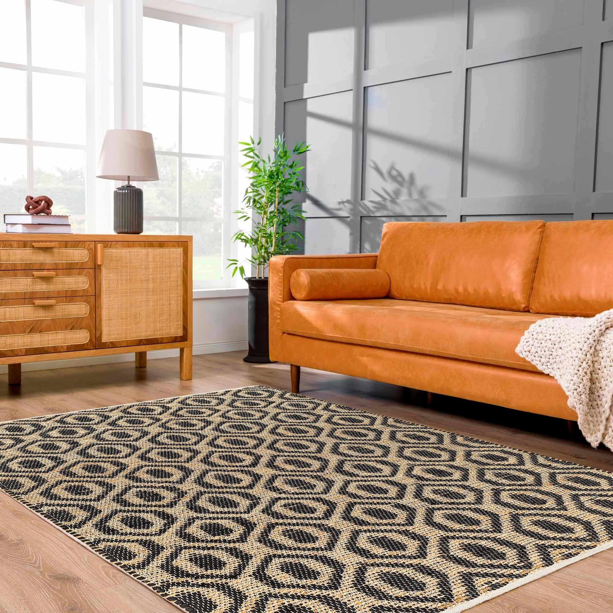 Isaye Charcoal Area Rug - Clearance by Boutique Rugs