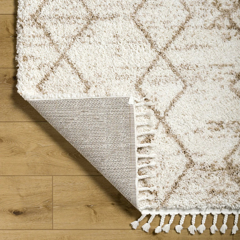 Ishan Cream Area Rug - Clearance by Boutique Rugs