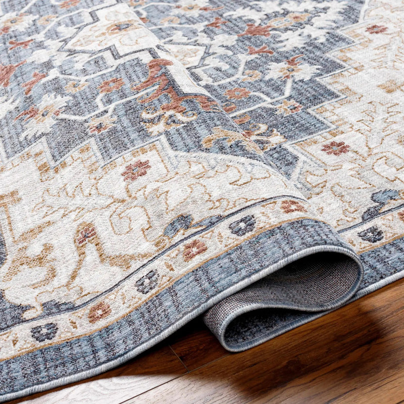 Lewa Blue Outdoor Area Rug - Clearance by Boutique Rugs