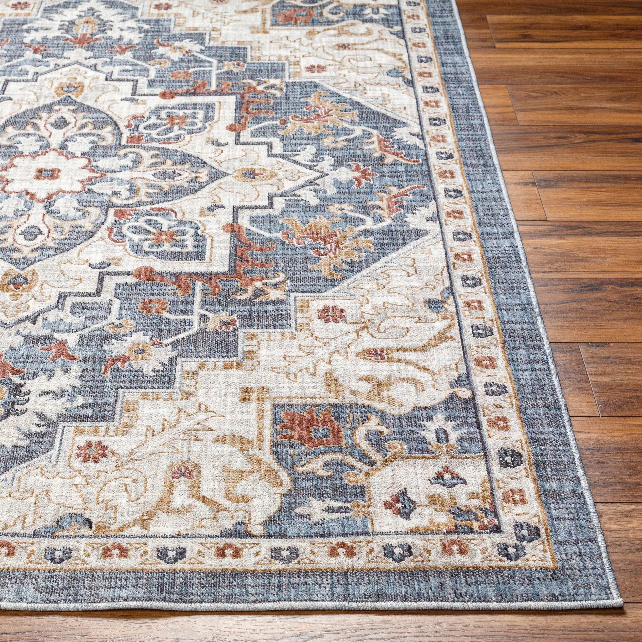 Lewa Blue Outdoor Area Rug - Clearance by Boutique Rugs