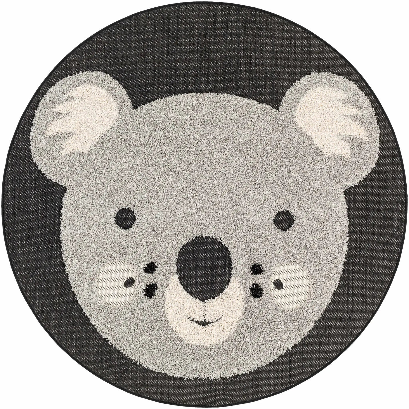 Kids Koala Animal Print Nursery Outdoor Area Rug - Clearance by Boutique Rugs