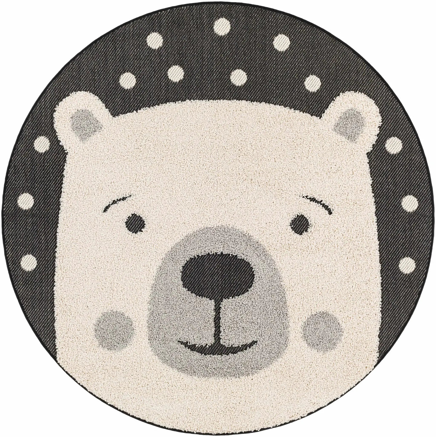 Kids Bear Animal Print Nursery Outdoor Area Rug - Clearance by Boutique Rugs