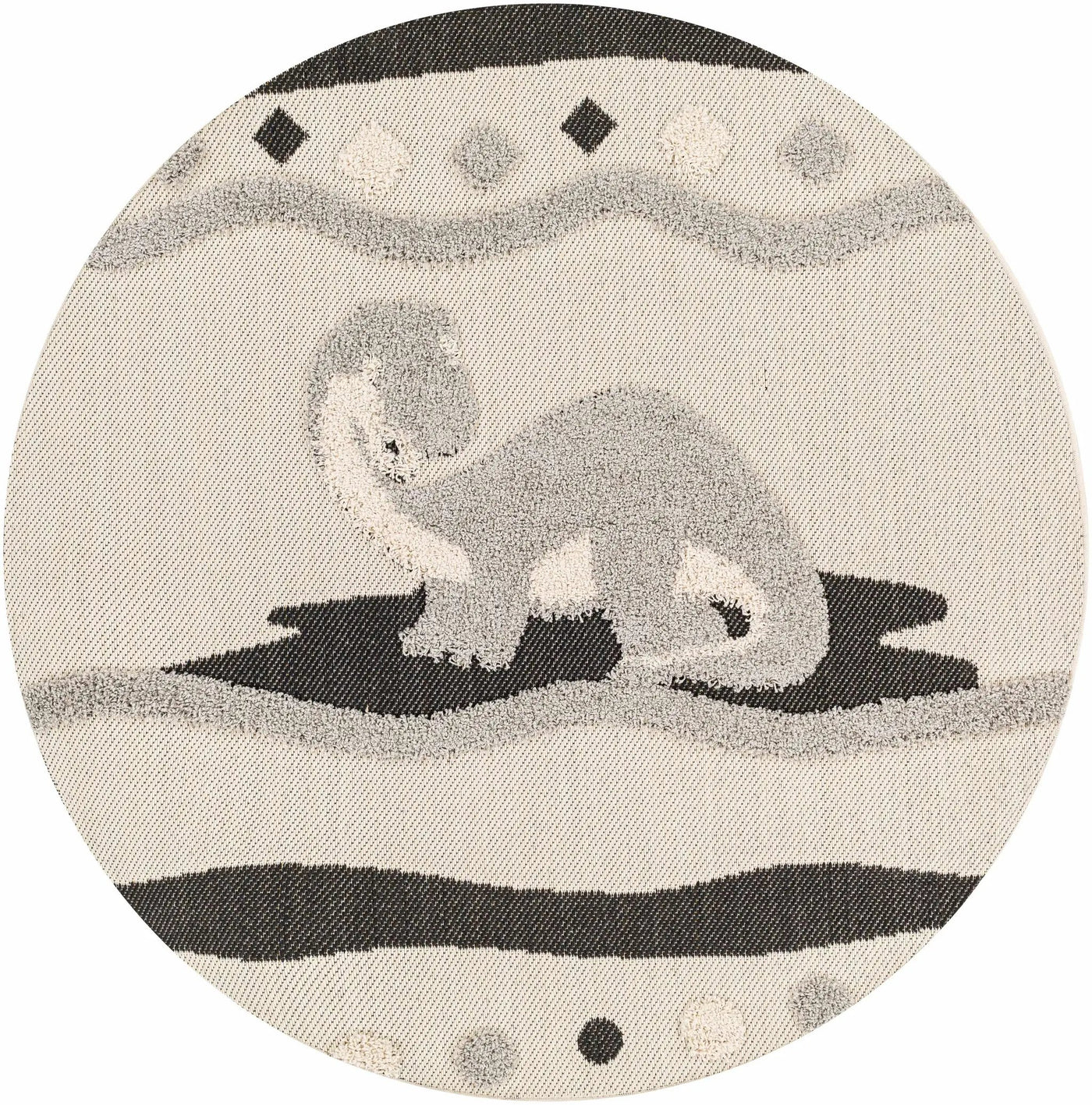Kids Dinosaur Animal Print Nursery Outdoor Area Rug - Clearance by Boutique Rugs