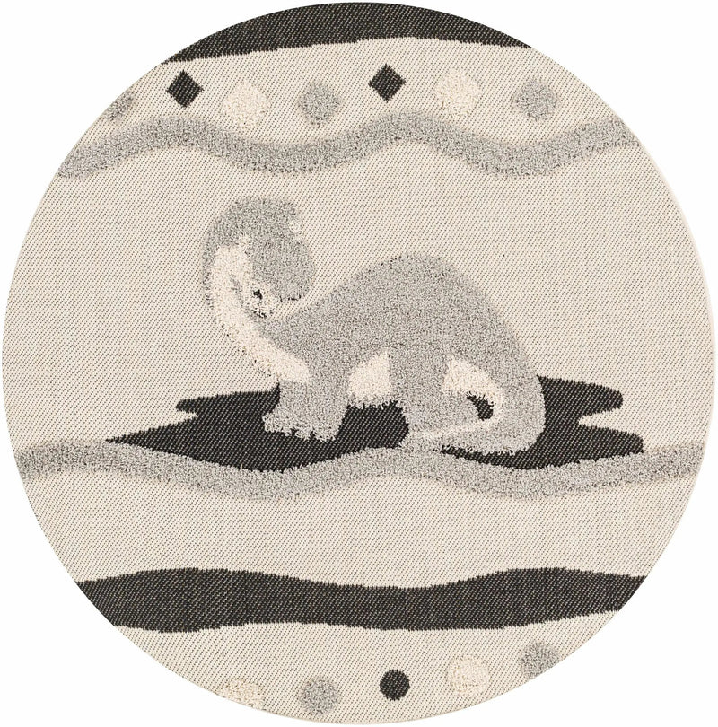 Kids Dinosaur Animal Print Nursery Outdoor Area Rug - Clearance by Boutique Rugs