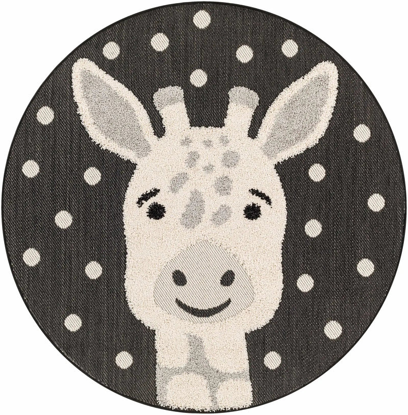 Kids Giraffe Animal Print Nursery Outdoor Area Rug - Clearance by Boutique Rugs