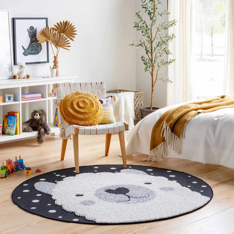 Kids Llama Animal Print Nursery Outdoor Area Rug - Clearance by Boutique Rugs