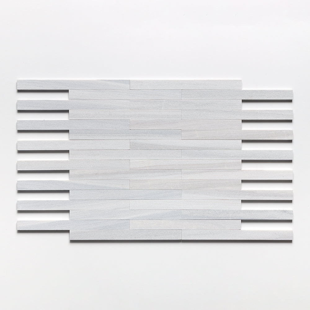 Skyline Fine Textured Plank Marble Tiles 1 9/16x18 Marble Fine Textured 4x24 Tiles — 2