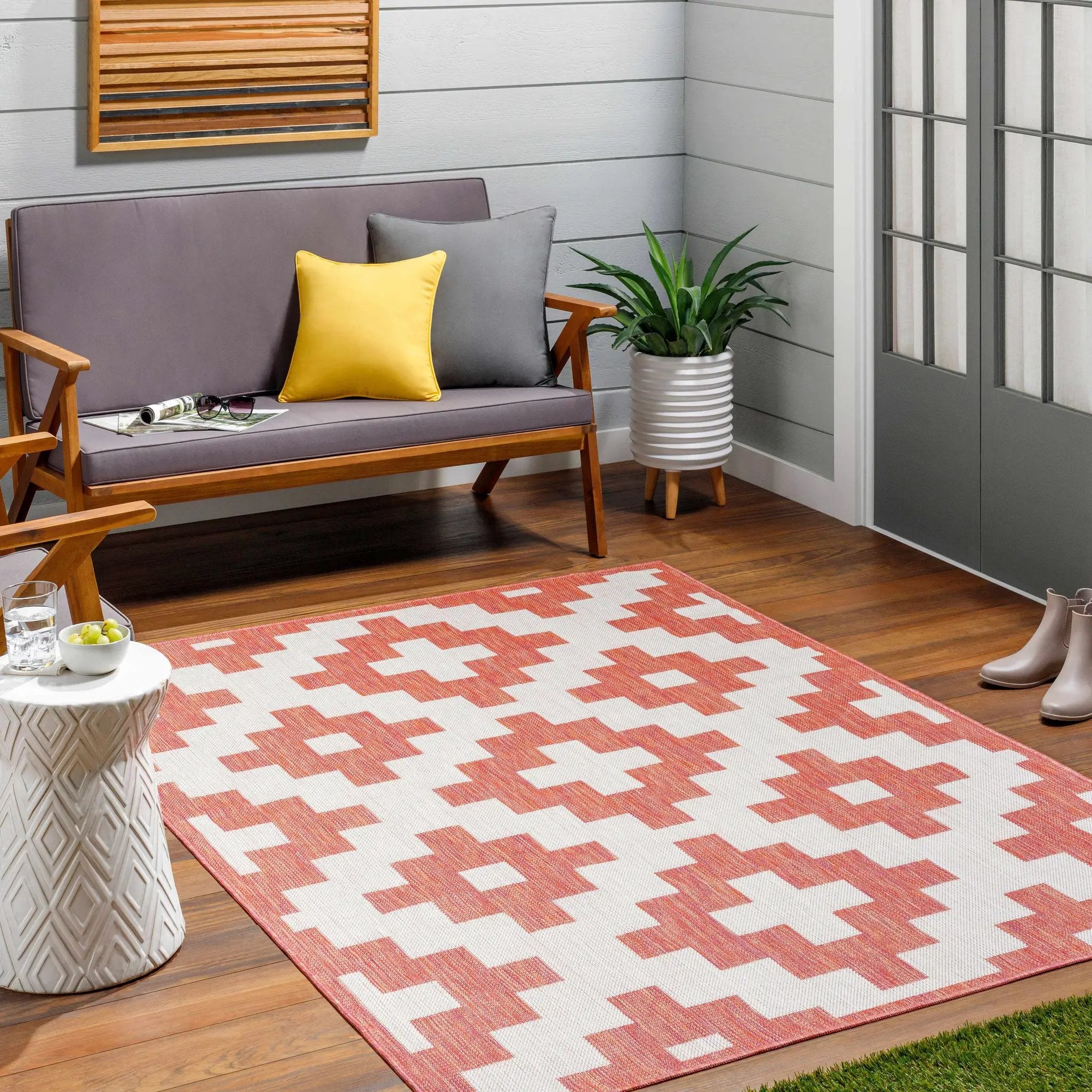 Arwa Outdoor Area Carpet - Clearance by Boutique Rugs