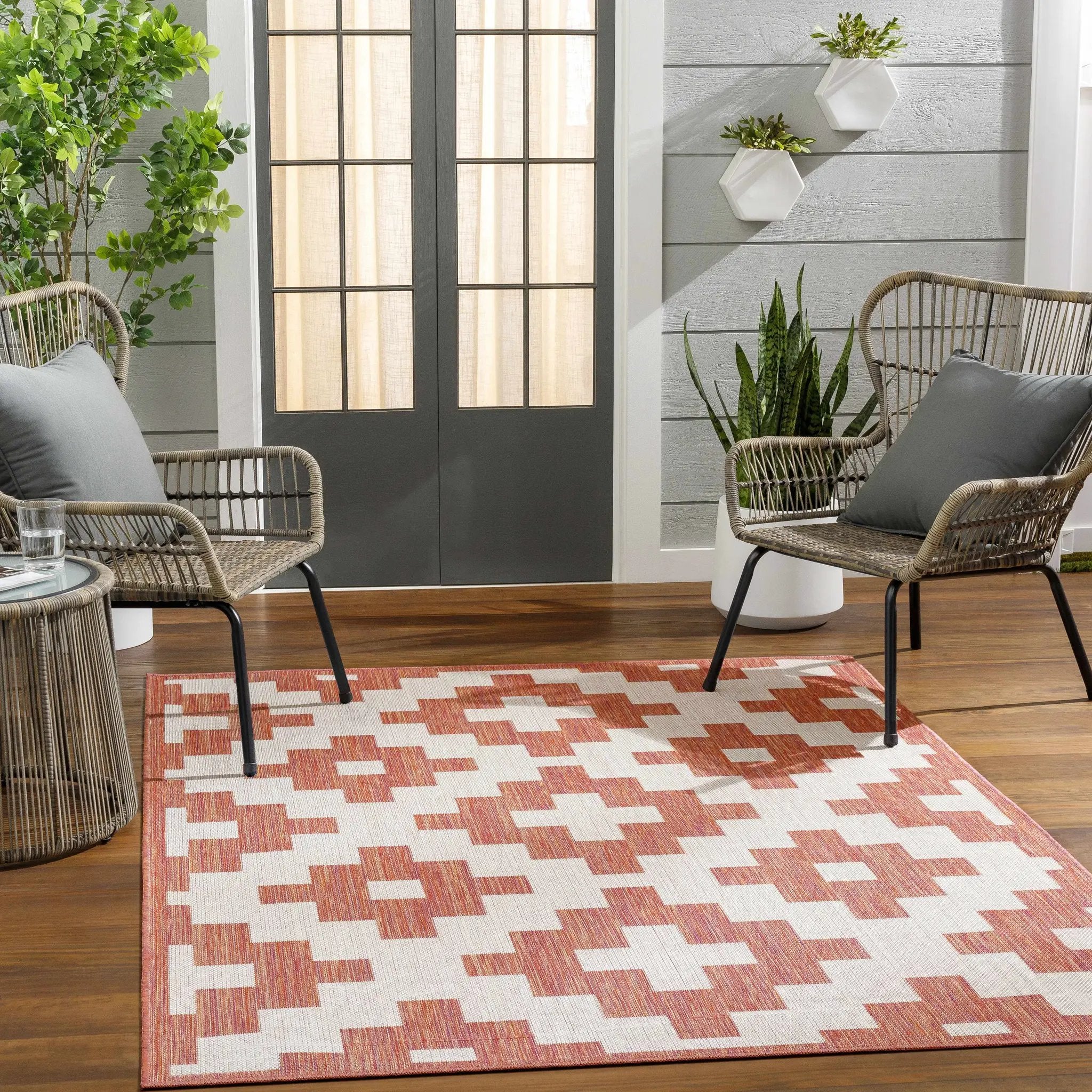 Arwa Outdoor Area Carpet - Clearance by Boutique Rugs