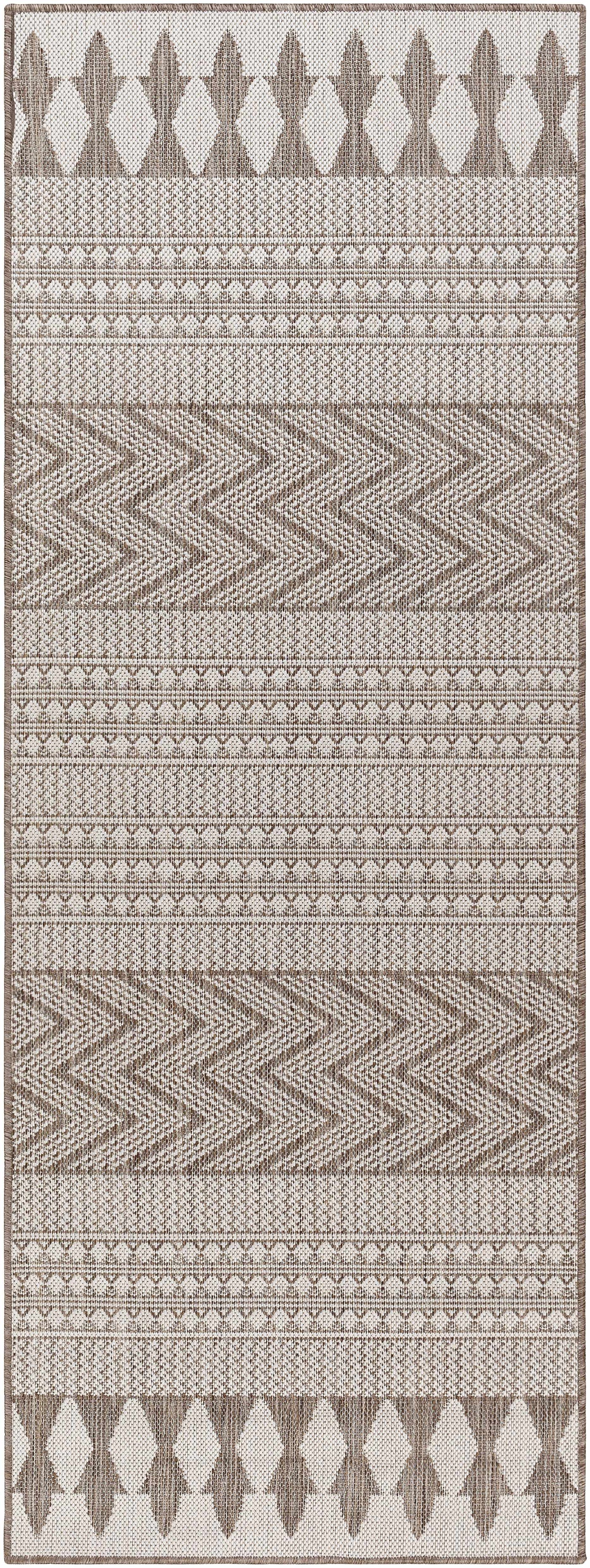 Asif Brown Outdoor Area Rug - Clearance by Boutique Rugs