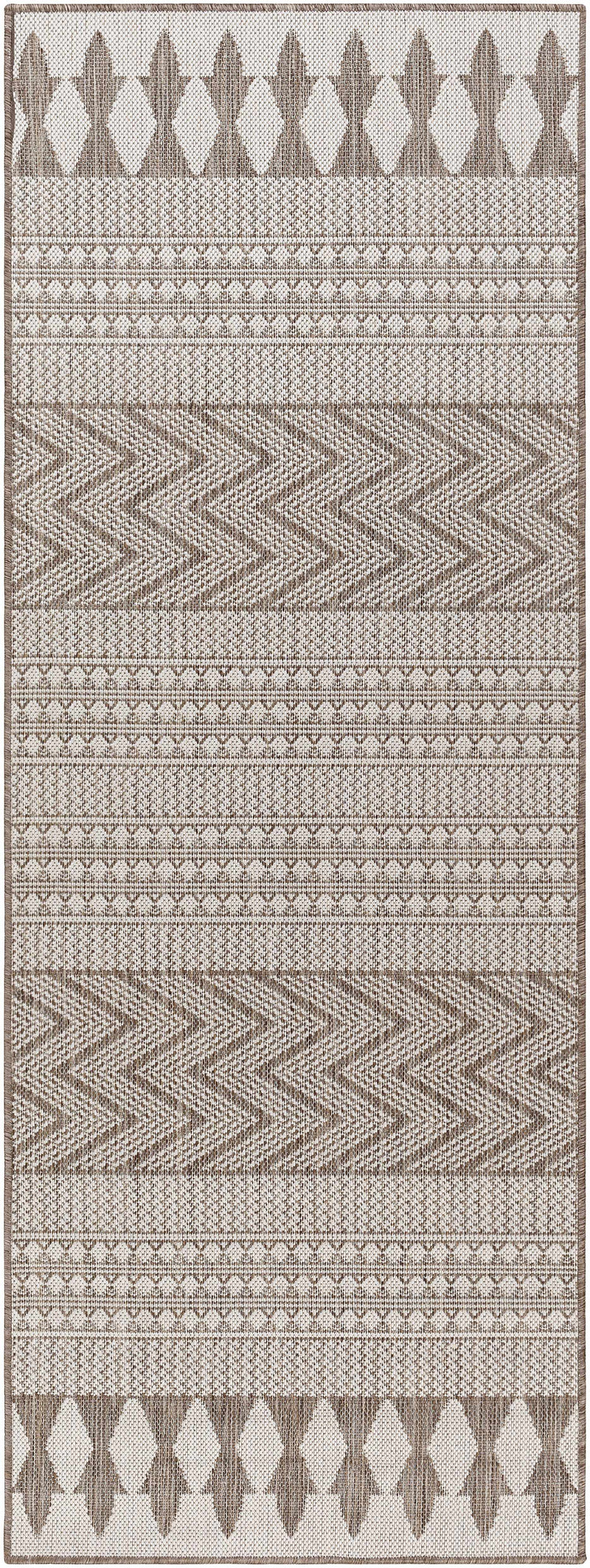Asif Brown Outdoor Area Rug - Clearance by Boutique Rugs