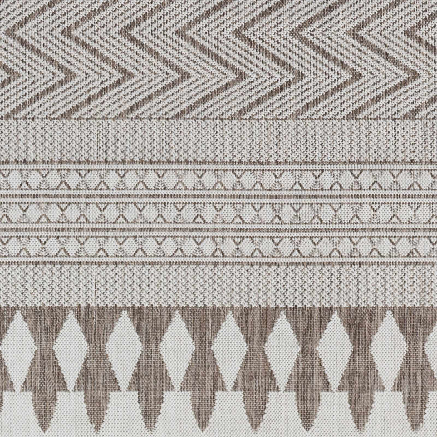 Asif Brown Outdoor Area Rug - Clearance by Boutique Rugs