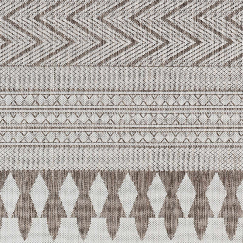 Asif Brown Outdoor Area Rug - Clearance by Boutique Rugs